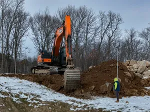 Earthmoving on an IR Campbell site