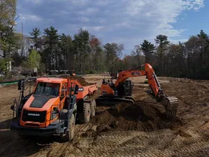 Earthmoving on an IR Campbell site