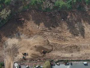 Land clearing on an IR Campbell site
