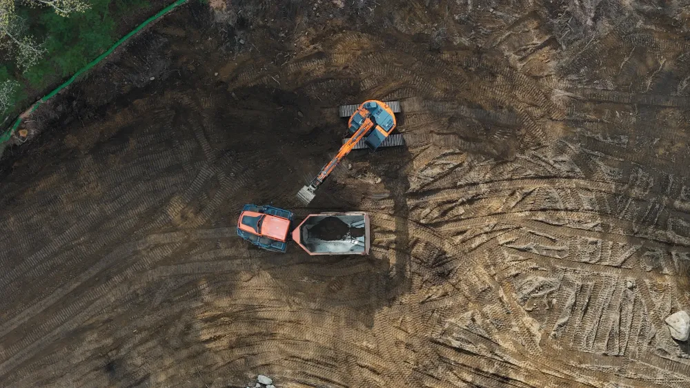 Bulk earthmoving and site balancing